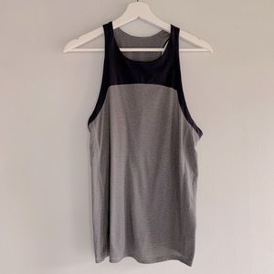 Lululemon purple & grey splitback tank
